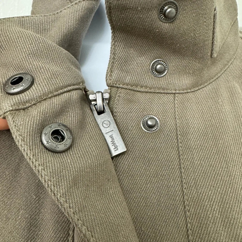 UpWest Cropped EcoHemp Twill Jacket Ash S Small